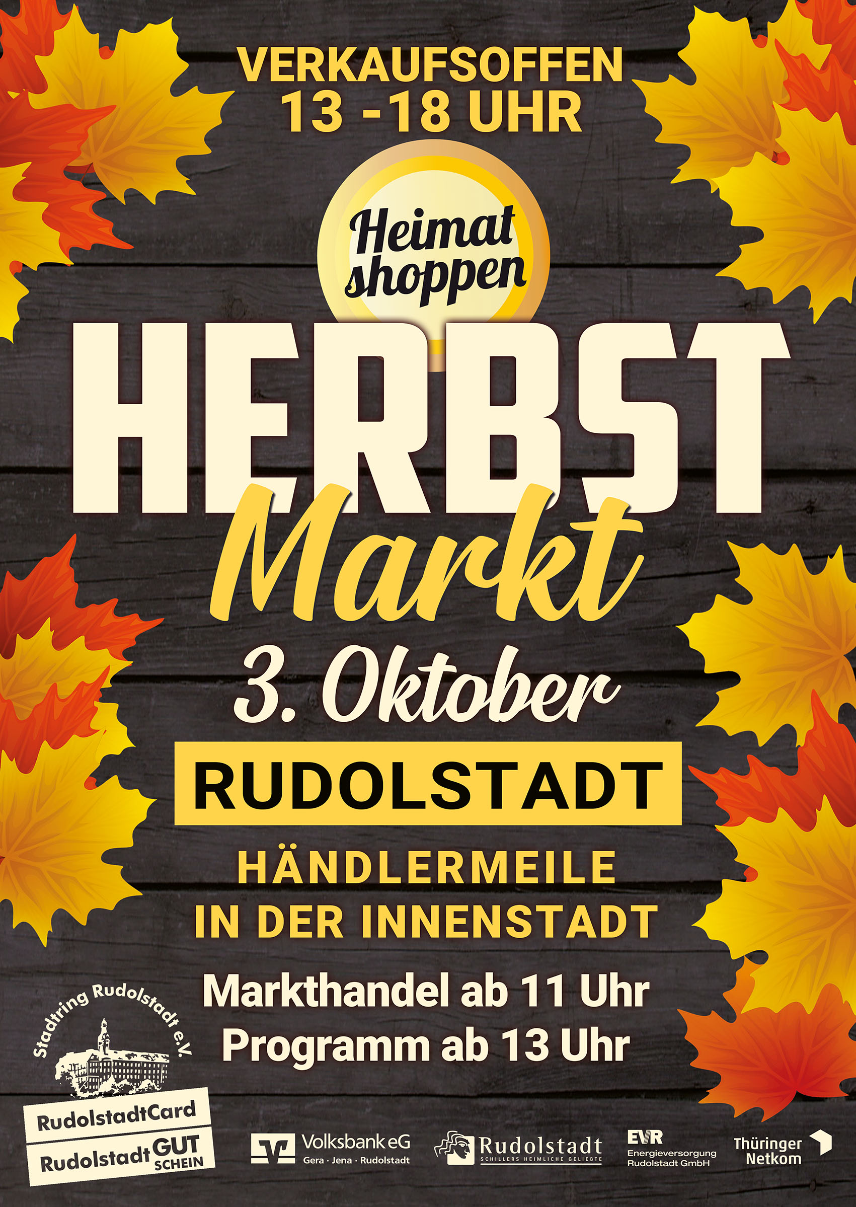 Plakat Herbstmarkt 2025