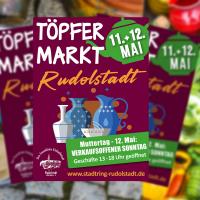 Rudolstädter Töpfermarkt am 11. + 12. Mai 2024
